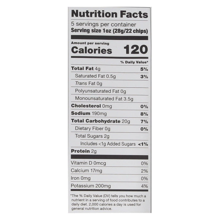 Popchips Potato Chip - Sour Cream - Onion - Case Of 12 - 5 Oz.