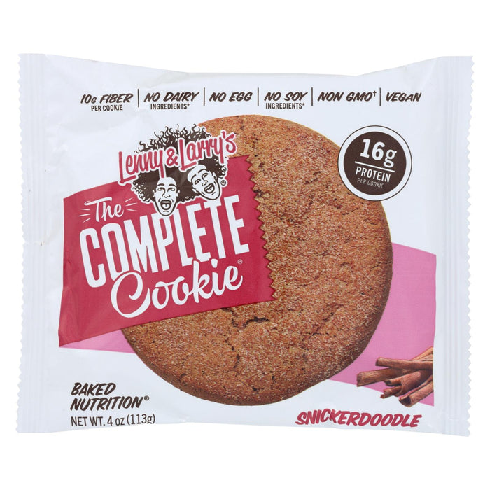 Lenny And Larry's Snickerdoodle Cookie -Cinnamon - Case Of 12 - 4 Oz.
