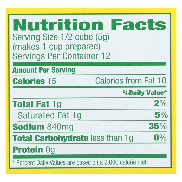 Knorr Bouillon Cubes - Vegetable - Extra Large - 2.13 Oz - Case Of 24.