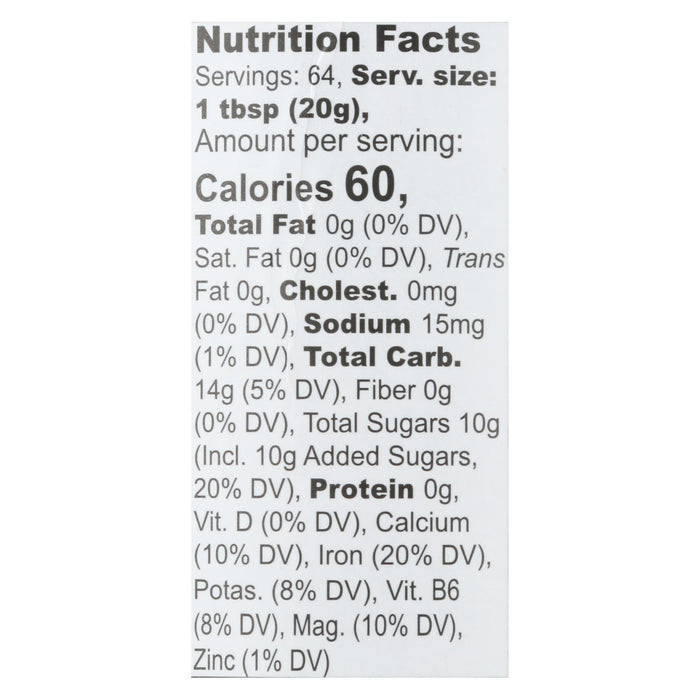 Wholesome Sweeteners Organic Molasses - Liquid Sweetener - Case Of 12 - 32 Oz