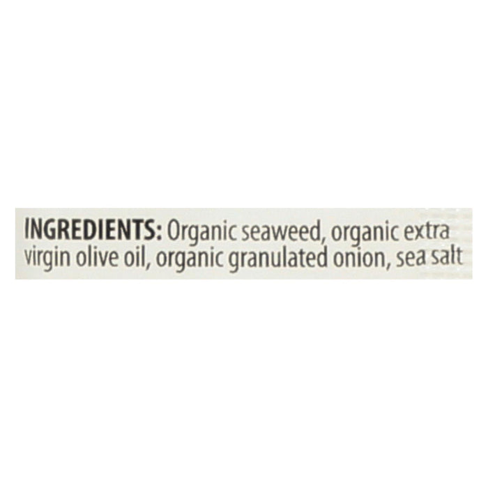 Seasnax Organic Premium Roasted Seaweed Snack - Toasty Onion - Case Of 24 - 0.18 Oz.
