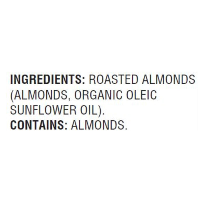 Woodstock Non-gmo Almonds, Roasted And Unsalted - Case Of 8 - 7.5 Oz