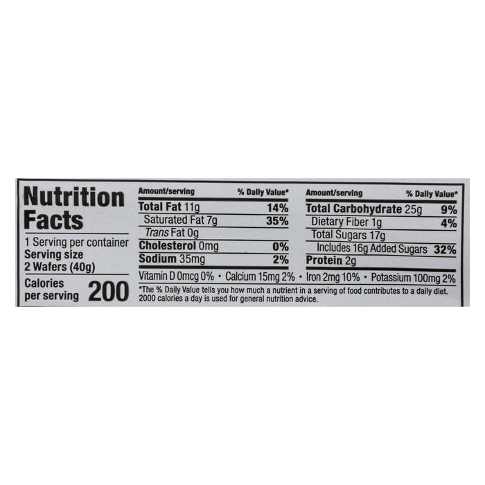 Little Secrets Crispy Wafer - Peanut Butter In Dark Chocolate - Case Of 12 - 1.4 Oz