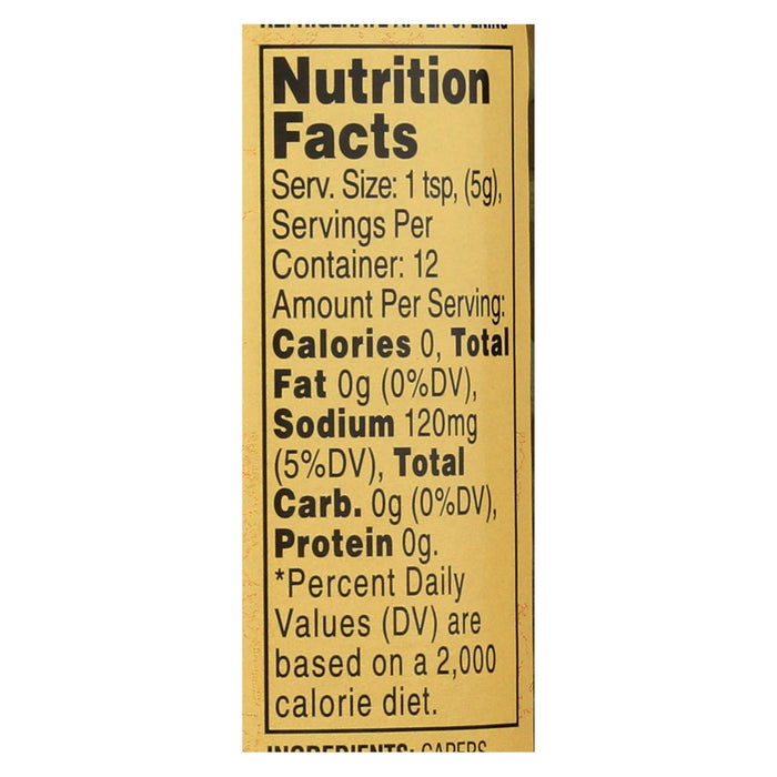 Reese Non Pareil Capers - Case Of 12 - 3.5 Oz