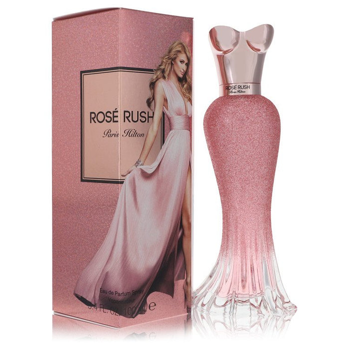 Paris Hilton Rose Rush by Paris Hilton Eau De Parfum Spray 3.4 oz for Women.