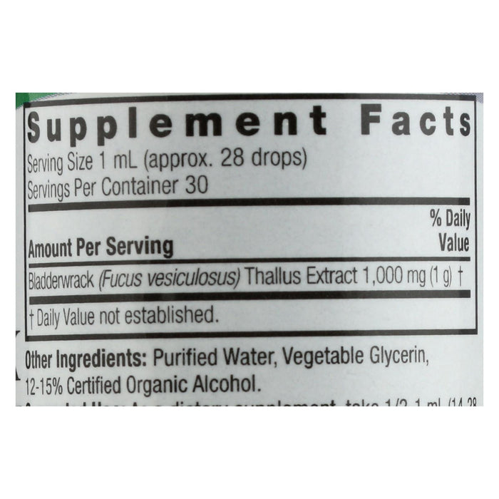 Nature's Answer - Bladderwrack Thallus - 1 Fl Oz.
