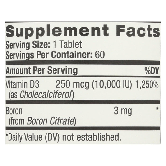Natrol Vitamin D3 - 10000 Iu - 60 Tablets