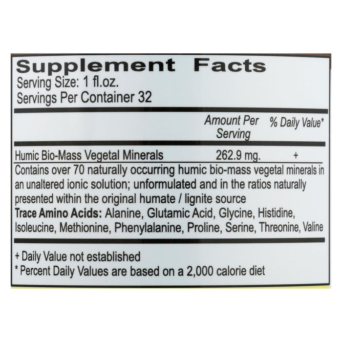 Vital Earth Minerals Humic Minerals - 32 Fl Oz.