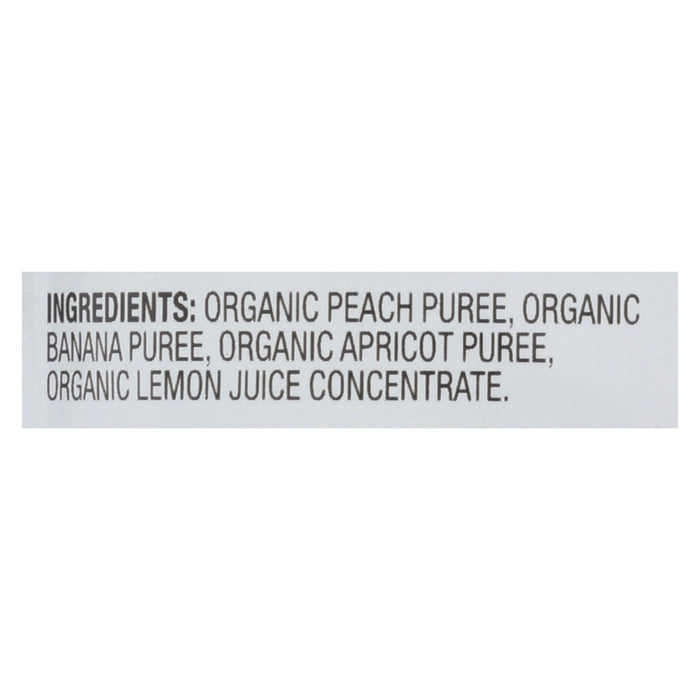 Plum Organics Baby Food - Organic - Apricot And Banana - Stage 2 - 6 Months And Up - 3.5 .oz - Case Of 6