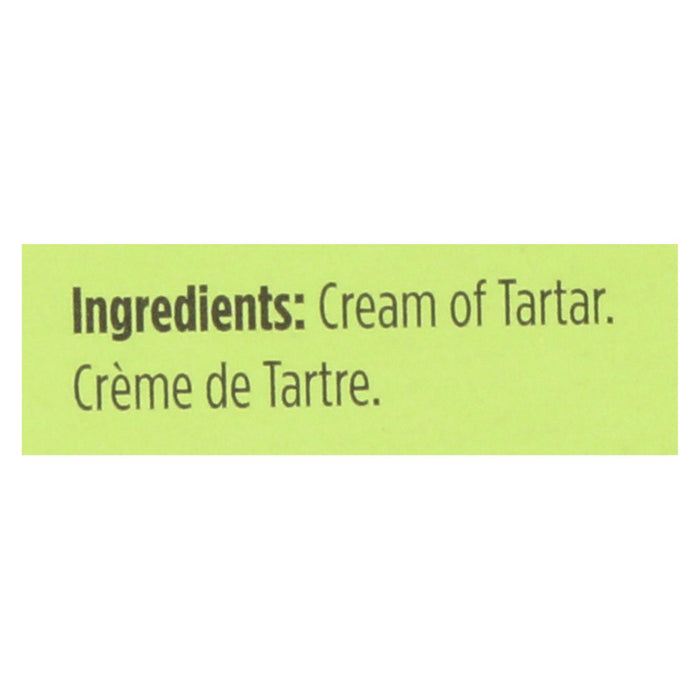 Spicely Organics - Cream Of Tartar - Case Of 6 - 0.5 Oz.