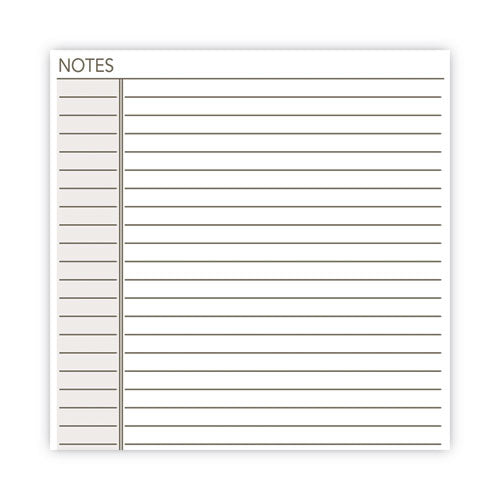 Lined Notes Pages For Planners/organizers, 8.5 X 5.5, White Sheets, Undated.