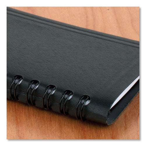 Weekly Planner, 4.5 X 2.5, Black Cover, 12-month (jan To Dec): 2025.