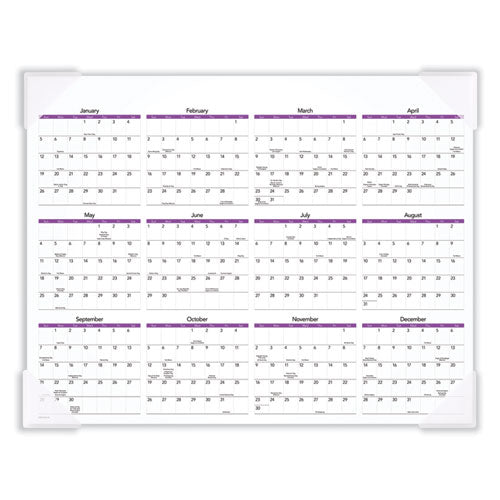 Puppies Monthly Desk Pad Calendar, Puppies Photography,22 X 17, White Sheets, Clear Corners, 12-month (jan To Dec): 2025
