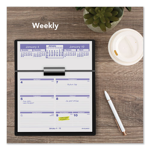 Flip-a-week Desk Calendar Refill, 7 X 6, White Sheets, 12-month (jan To Dec): 2025.