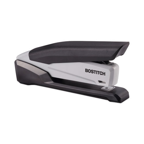 Ecostapler Spring-powered Desktop Stapler With Antimicrobial Protection.20-sheet Capacity, Gray/black