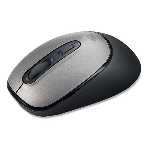 Imouse A10 Antimicrobial Wireless Mouse,2.4 Ghz Frequency/30 Ft Wireless Range, Left/right Hand Use, Black/silver