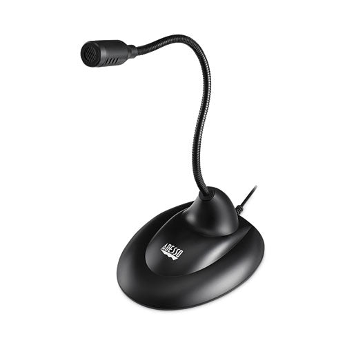 Xtream M1 Desktop Omnidirectional Gooseneck Microphone, Black.