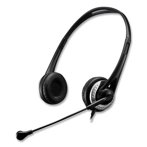Xtream P2 Binaural Over The Head Headset With Microphone, Black.