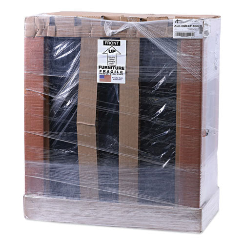 Standard Assembled Storage Cabinet, 36w X 18d X 42h, Black.