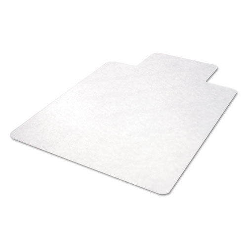 All Day Use Non-studded Chair Mat For Hard Floors, 36 X 48, Lipped, Clear.