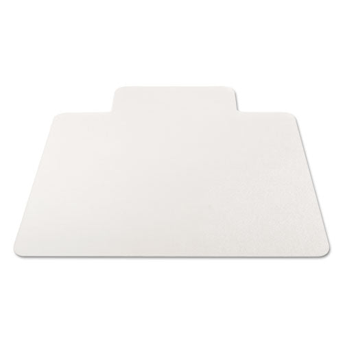 All Day Use Non-studded Chair Mat For Hard Floors, 36 X 48, Lipped, Clear.