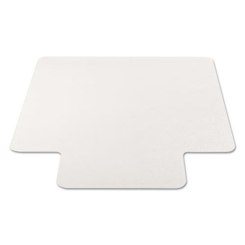 All Day Use Non-studded Chair Mat For Hard Floors, 36 X 48, Lipped, Clear.