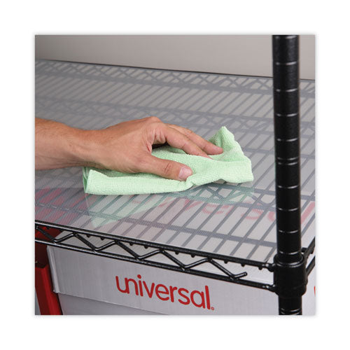 Shelf Liners For Wire Shelving, Clear Plastic, 48w X 24d, 4/pack.