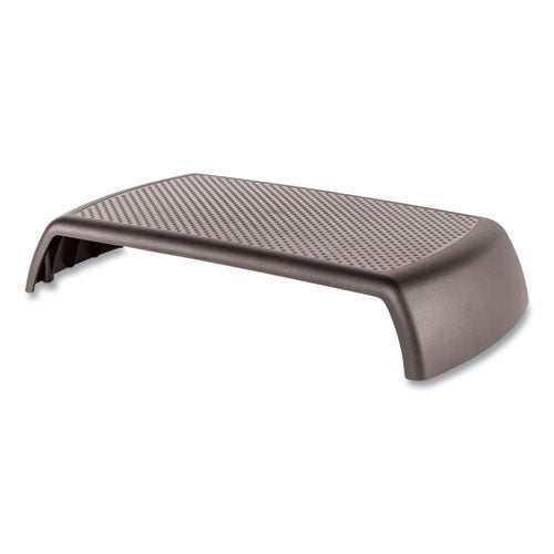 Ergo Riser Monitor Stand, 16" X 9" X 2.75", Black, Supports 30 Lbs.