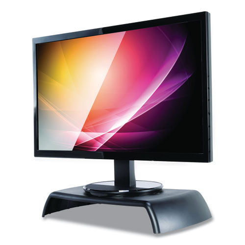 Ergo Riser Monitor Stand, 16" X 9" X 2.75", Black, Supports 30 Lbs.