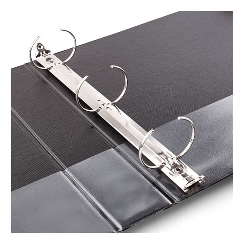 Economy Non-view Binder With Round Rings, 3 Rings, 2" Capacity, 11 X 8.5, Blue, (3500).