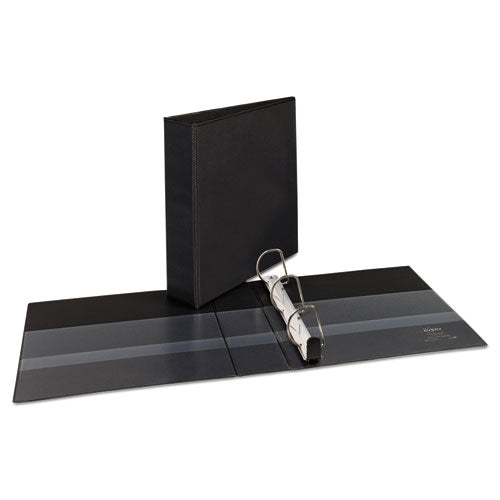 Heavy-duty Non Stick View Binder With Durahinge And Slant Rings, 3 Rings, 2" Capacity, 11 X 8.5, Black, .(5500)