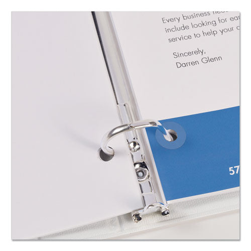 Dispenser Pack Hole Reinforcements, 0.25" Dia, Clear, 200/pack, (5721).