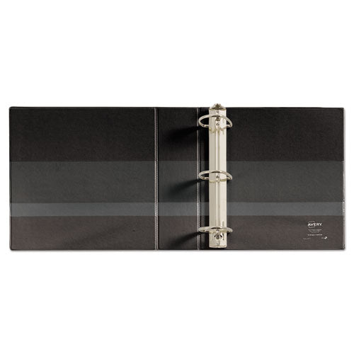 Durable View Binder With Durahinge And Ezd Rings, 3 Rings, 3" Capacity, 11 X 8.5, Black, (9700).