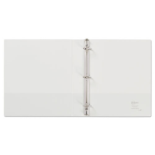 Durable View Binder With Durahinge And Slant Rings, 3 Rings, 1" Capacity, 11 X 8.5, White.