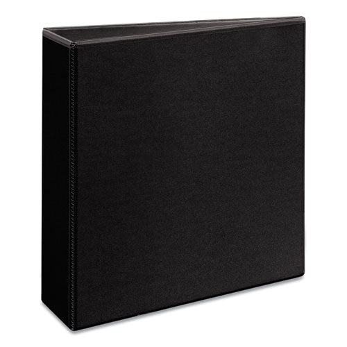 Durable View Binder With Durahinge And Slant Rings, 3 Rings, 3" Capacity, 11 X 8.5, Black.
