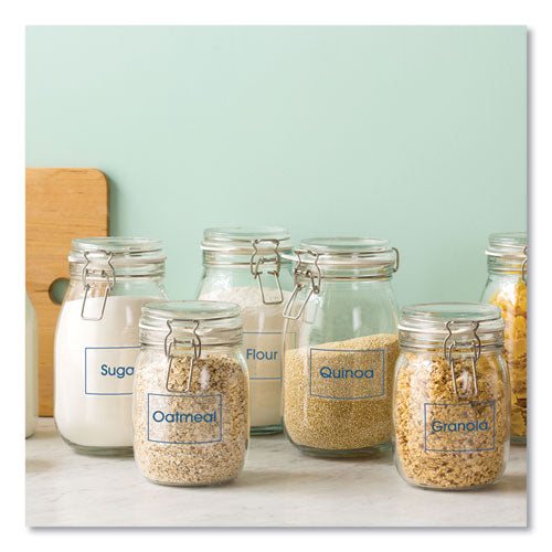 Print-to-the-edge Labels With Sure Feed And Easy Peel, 2 X 3, Glossy Clear, 80/pack.