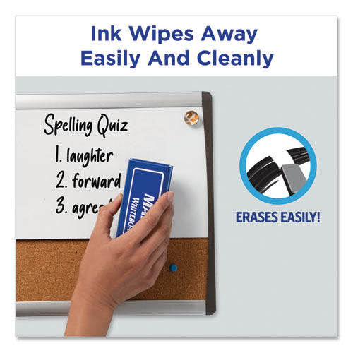 Marks A Lot Desk-style Dry Erase Marker, Broad Chisel Tip, Assorted Colors, 8/set (24411)