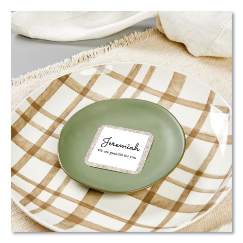 Square -Clean Edge Cards With Sure Feed Technology, Laser, 2.5 X 2.5, White, 180 Cards, 9 Cards/sheet, 20 Sheets/pack