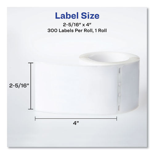 Multipurpose Thermal Labels, 4 X 2.94, 300/roll, 1 Roll/box.
