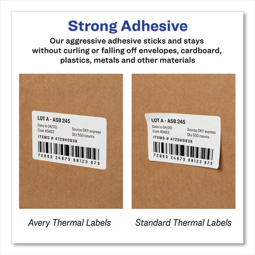 Multipurpose Thermal Labels, 4 X 2.94, 300/roll, 1 Roll/box.