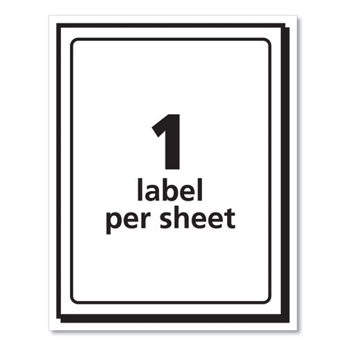 4 X 6 Shipping Labels With Trueblock Technology, Inkjet/laser Printers, 4 X 6, White, 20/pack.