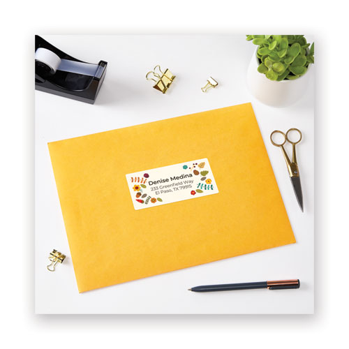 Waterproof Shipping Labels With Trueblock And Sure Feed, Laser Printers,2 X 4, White, 10/sheet, 50 Sheets/pack