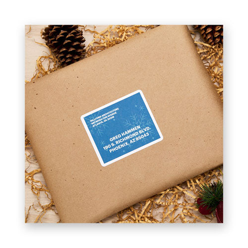 Waterproof Shipping Labels With Trueblock And Sure Feed,Laser Printers, 3.33 X 4, White, 6/sheet, 50 Sheets/pack