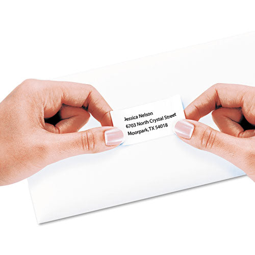 Repositionable Address Labels W/surefeed, Inkjet/laser, 1 X 2.63, White, 750/bx.