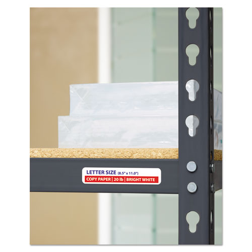 Durable Permanent Id Labels With Trueblock Technology, Laser Printers, 0.63 X 3, White, 32/sheet, 50 Sheets/pack.