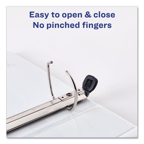 Framed View Heavy-duty Binders, 3 Rings, 2" Capacity, 11 X 8.5, Navy Blue.