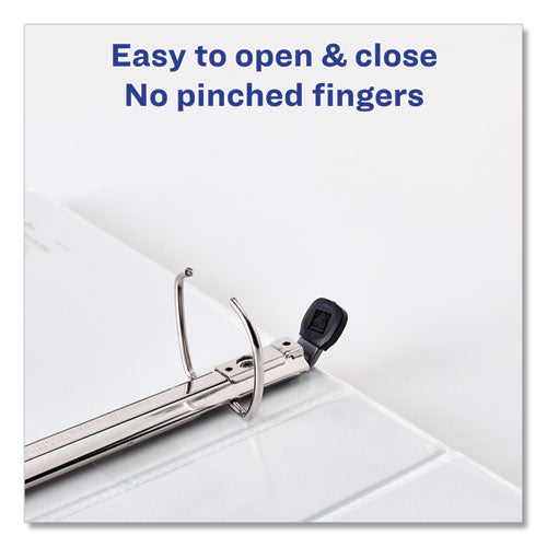 Framed View Heavy-duty Binders, 3 Rings, 1.5" Capacity, 11 X 8.5, Black.