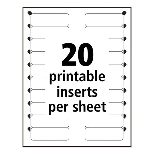The Mighty Badge Name Badge Holder Kit, Horizontal, 3 X 1, Inkjet, Silver, 10 Holders/ 80 Inserts.