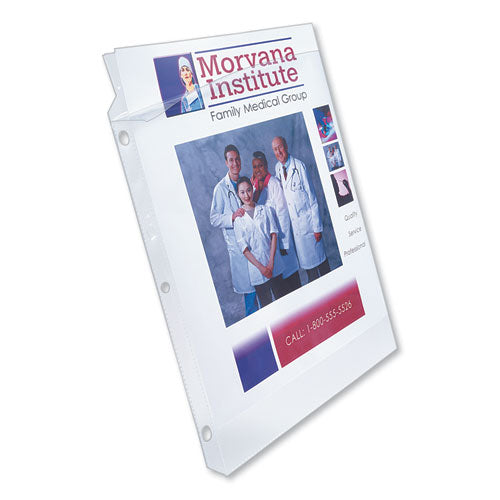 Top-load Sheet Protector, Standard, Letter, Semi-clear, 100/box.