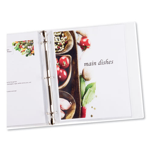 Top-load Sheet Protector, Standard, Letter, Semi-clear, 100/box.